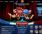 page d'accueil du casino Euro Fortune